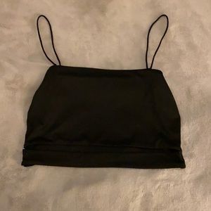 Black crop top